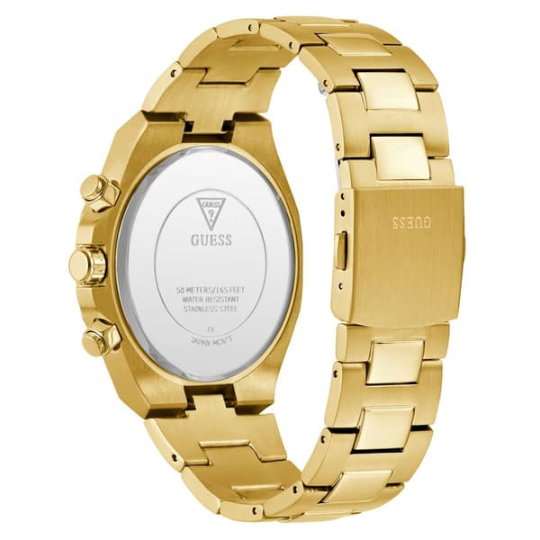 Mens GUESS Gold Tone Multi-function Watch - GW0703G6
