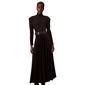 Womens Calvin Klein Long Sleeve Turtleneck Belted Solid Midi Dre - image 1