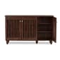 Baxton Studio Fernanda 3-Door Entryway Shoe Cabinet - image 3