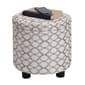 Convenience Concepts Designs4Comfort Geometric Storage Ottoman - image 5