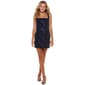 Juniors Jump Floral Velvet Sequin Sheath Dress - image 1