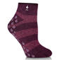 Womens Heat Holder Liv Stripe Slipper Ankle Sock - image 1