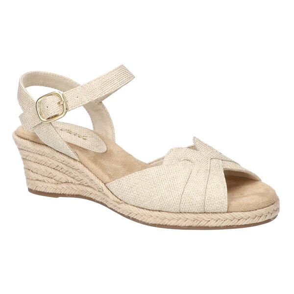 Womens Easy Street Miramar Espadrille Wedge Sandals - image 