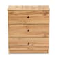 Baxton Studio Decon Oak Brown Wood 3-Drawer Storage Chest - image 3