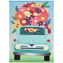 Meadow Creek Flower Truck Garden Flag