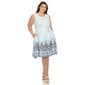 Plus Size White Mark Fit & Flare Knee Length Dress - image 1