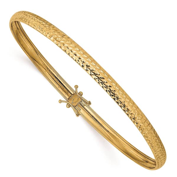 Gold Classics&#40;tm&#41; 14kt. Yellow Gold Polished Flexible Bangle - image 