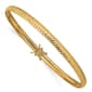 Gold Classics&#40;tm&#41; 14kt. Yellow Gold Polished Flexible Bangle - image 1