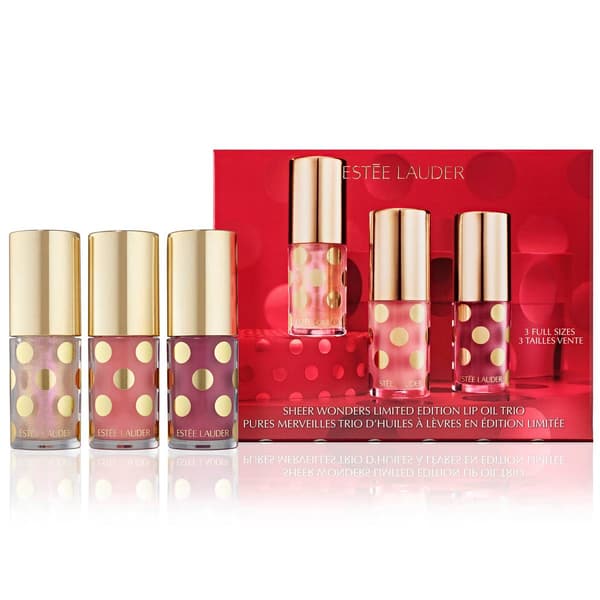 Estee Lauder&#40;tm&#41; Sheer Wonders Limited Edition Lip Oil Trio Gift Set - image 