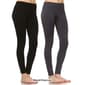 Womens White Mark 2pk. Solid Skinny Leggings - image 4