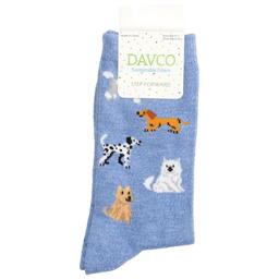 Womens Davco(R) Pooch Crew Socks