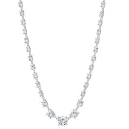 You''re Invited Silver-Tone Crystal Stone Collar Necklace