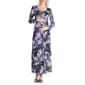 Womens 24/7 Comfort Apparel Paisley Maternity A-Line Dress - image 1