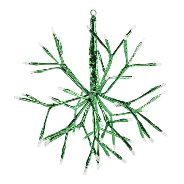 Alpine 10in. Small LED Twig Snowflake Christmas Ornament - image 