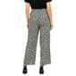 Womens Chloe & Jasmine Pull On Wide Leg Leopard Pants - image 2
