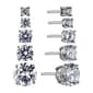 Sunstone 5pc. Sterling Silver & Cubic Zirconia Earring Set - image 1
