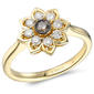 Le Vian(R) Gold Flower Shape Diamond Ring - image 1