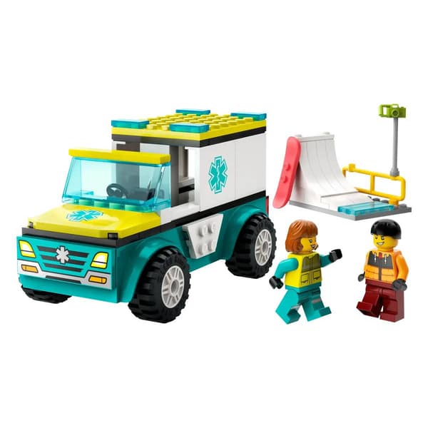 LEGO® City Emergency Ambulance &amp; Snowboarder