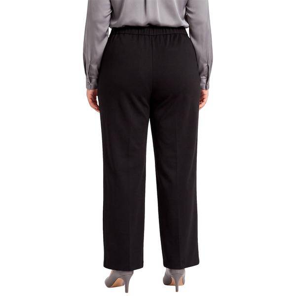 Plus Size Runway Ready Soft Pull On Trouser with Front Seam
