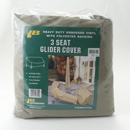 Deluxe 3 Seat Glider Embossed Vinyl Raincover