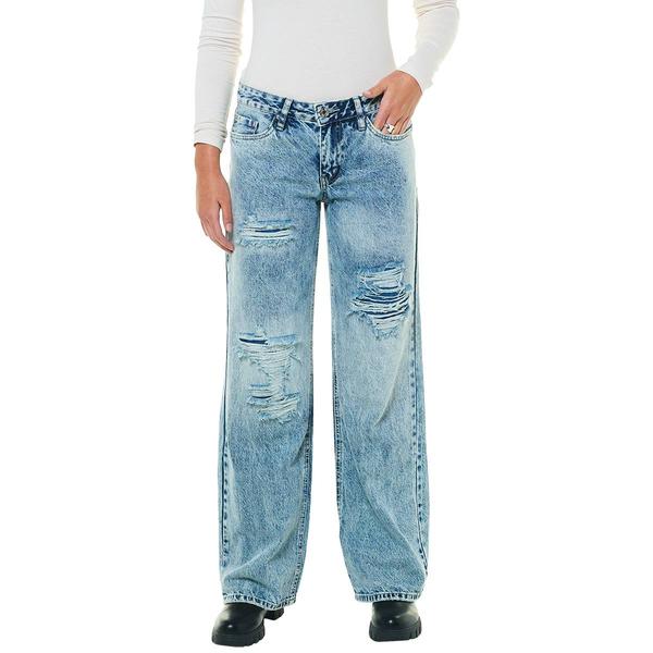 Juniors YMI® Shipyard Low Rise Wide Leg Jeans
