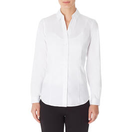 Womens Jones New York Easy Care Casual Button Down Top