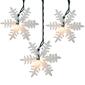 Northlight Seasonal 6ft. Glittered Snowflake Christmas Light Set - image 1