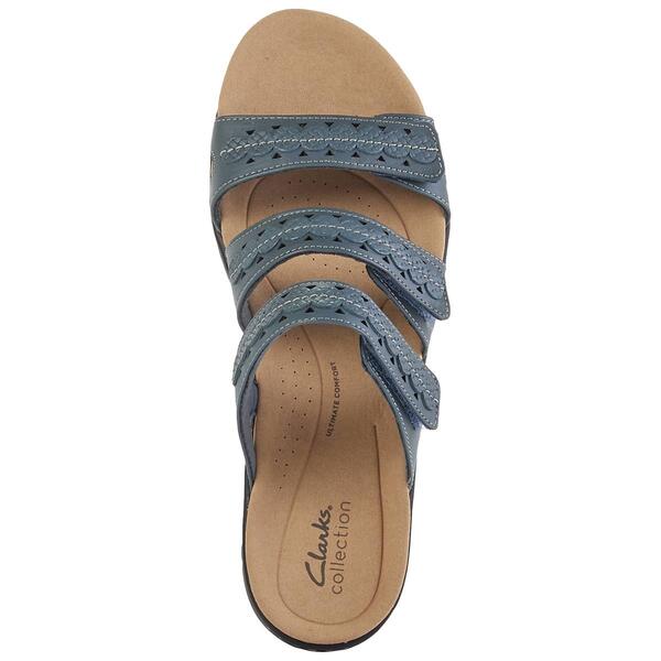Womens Clarks® Laurieann Cove Strappy Slide Sandals