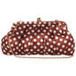 D''Margeaux Kisslock Polka Dot Evening Clutch - image 2