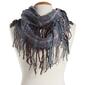 Womens Fantasia Lulu Plaid Infinity Scarf w/Fringe - image 1