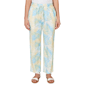 Womens Heart''s of Palm Aqua Fresh Printed Eyelet Gauze Pull On P - image 1