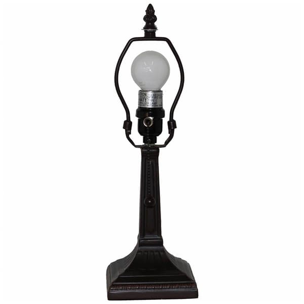 HomeRoots 15in. Dragonfly Candlestick Table Lamp