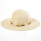 Womens Mad Hatter Floppy Hat with Shells & Beads - image 1