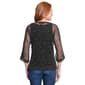Womens Ali Miles Woven Mesh Button Front Cardigan - image 2