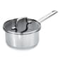 BergHOFF Helix Stainless Steel 1.6qt. Saucepan w/ Glass Lid - image 1