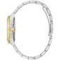 Womens Caravelle Two-Tone Crystal Bezel Bracelet Watch - 45M120 - image 3