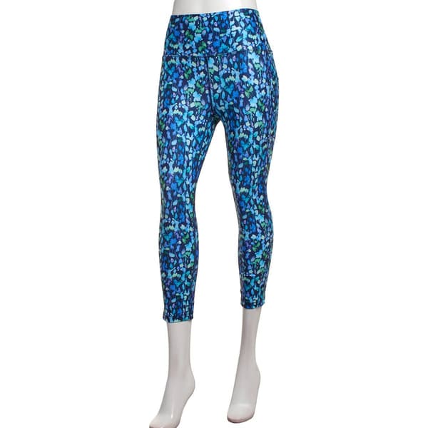 Womens RBX Interlock Capri W/ Foldover Waistband -  Floral Daze - image 