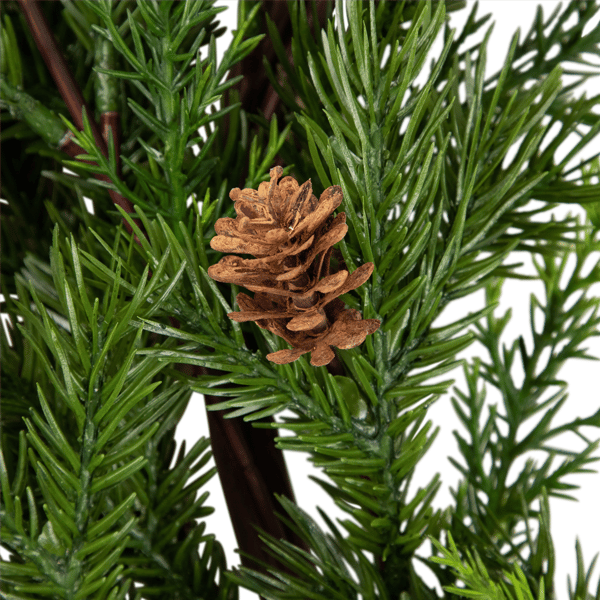 Northlight Real Touch™ 24in. Cypress & Pinecone Christmas Wreath