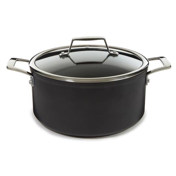 BergHOFF Essentials Hard Anodized 10in. Stockpot w/ Glass Lid - image 