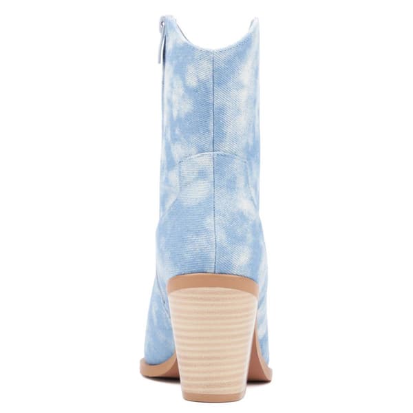 Womens Olivia Miller Blur Western Ankle Boots