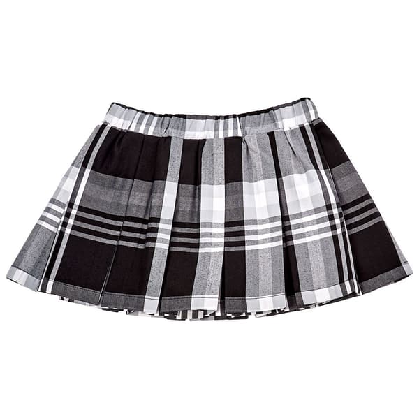 Girls (7-16) Jolie & Joy Pleated Plaid Skort - image 