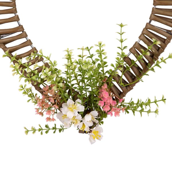 Northlight Seasonal Wrapped Floral Heart Hanging Décor