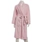 Womens Bliss Long Sleeve Textured Ribbed Towel Fleece Shawl Robe - image 1