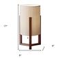 9th & Pike&#174; 17in. Natural Shade Solid Wood Table Lamp - image 4