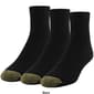 Mens Gold Toe&#174; 3pk. Wellness Extended Quarter Socks - image 3