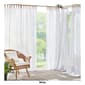 Elrene Darien Sheer Adhesive Loop Tab Top Window Curtain Panel - image 5
