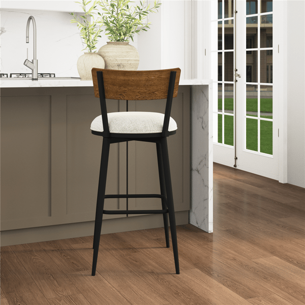 HH2 Home Southbridge Metal Swivel Adjustable Height Stool