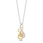 Enchanted by Disney Sterling Silver Belle Flower Pendant - image 1
