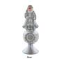 Kurt Adler 8.75in. Noble Gems Glass Santa Tree Topper - image 9