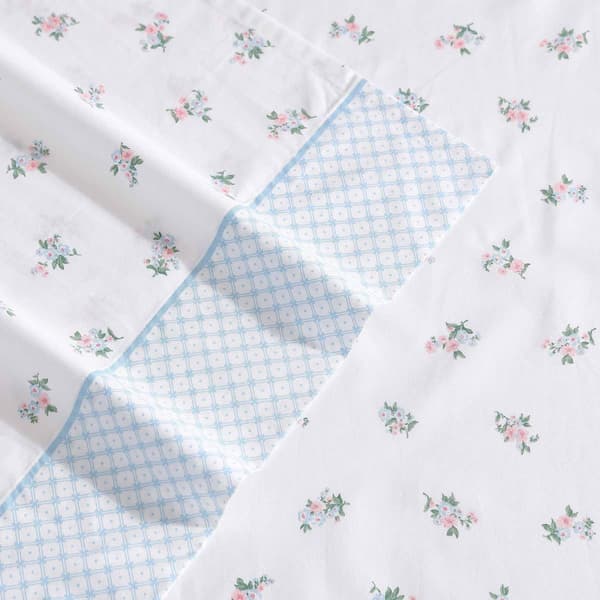 Laura Ashley Harperette 100% Cotton Sheet Set